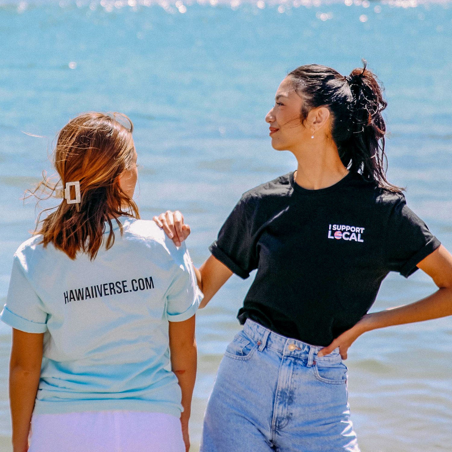 I SUPPORT LOCAL Shirt Bundle [Blue & Black]