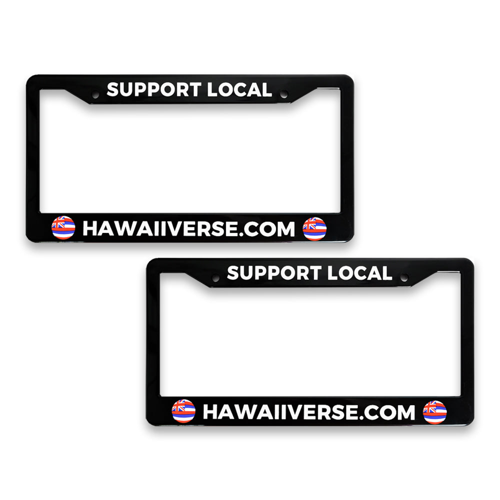 SUPPORT LOCAL Hawaiiverse License Plate Frame