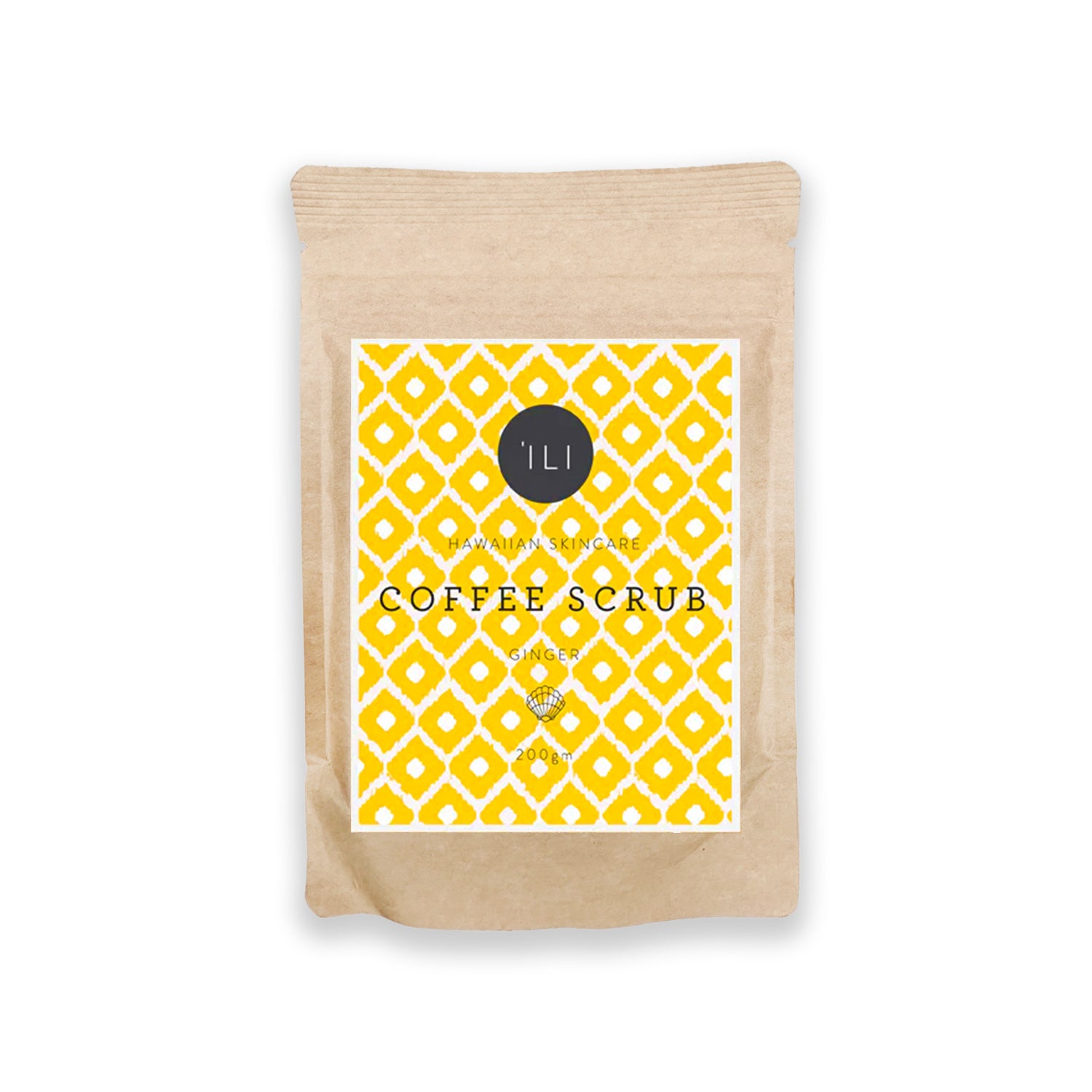 Hawaiian Skincare Coffee Scrub - Organic Ginger 3.5 oz