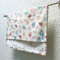 19" x 27" Cotton Flour Sack Tea Towel - Hebrew Cone & Limu