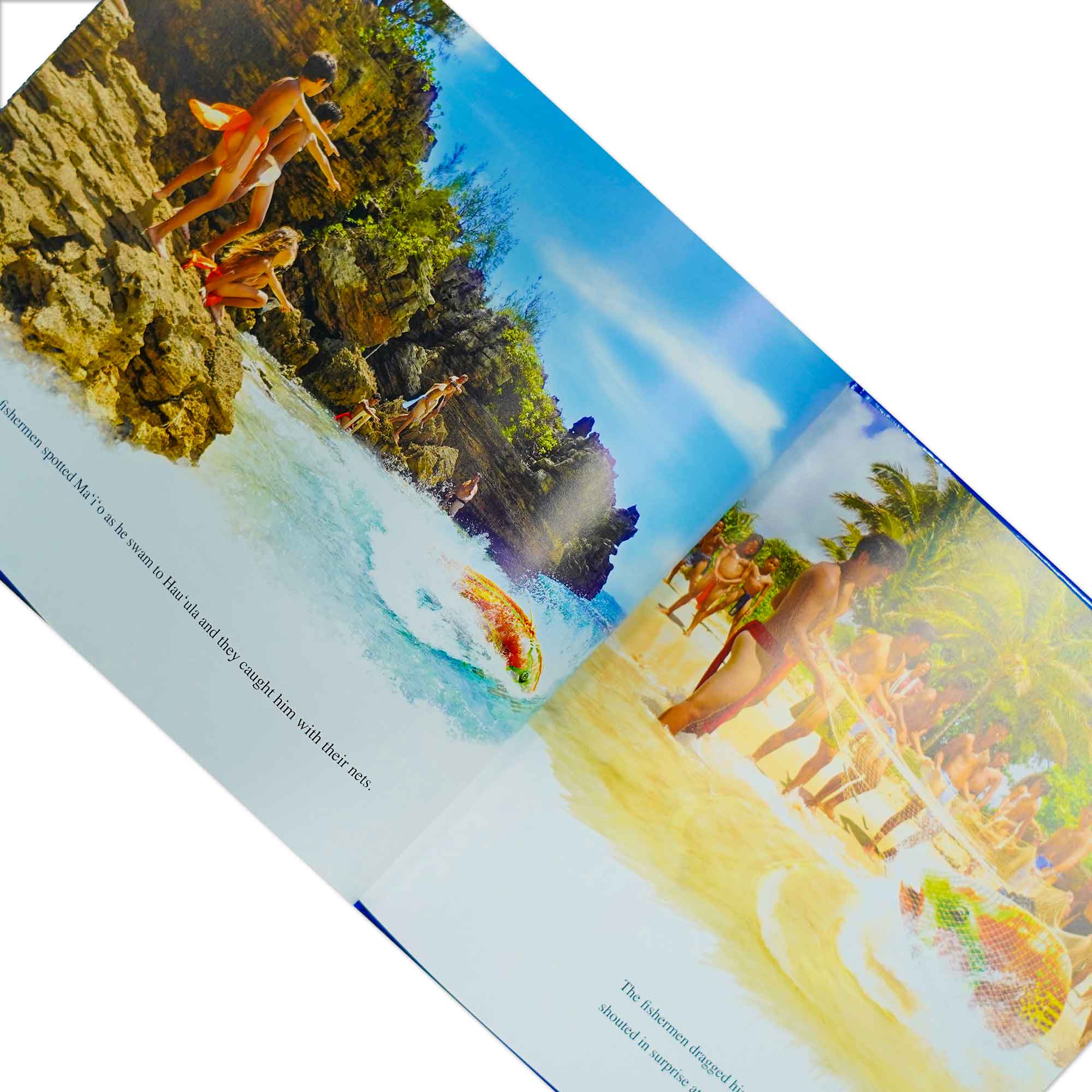 Hawaiian Hardcover Picture Book - The Two Hilu Fish