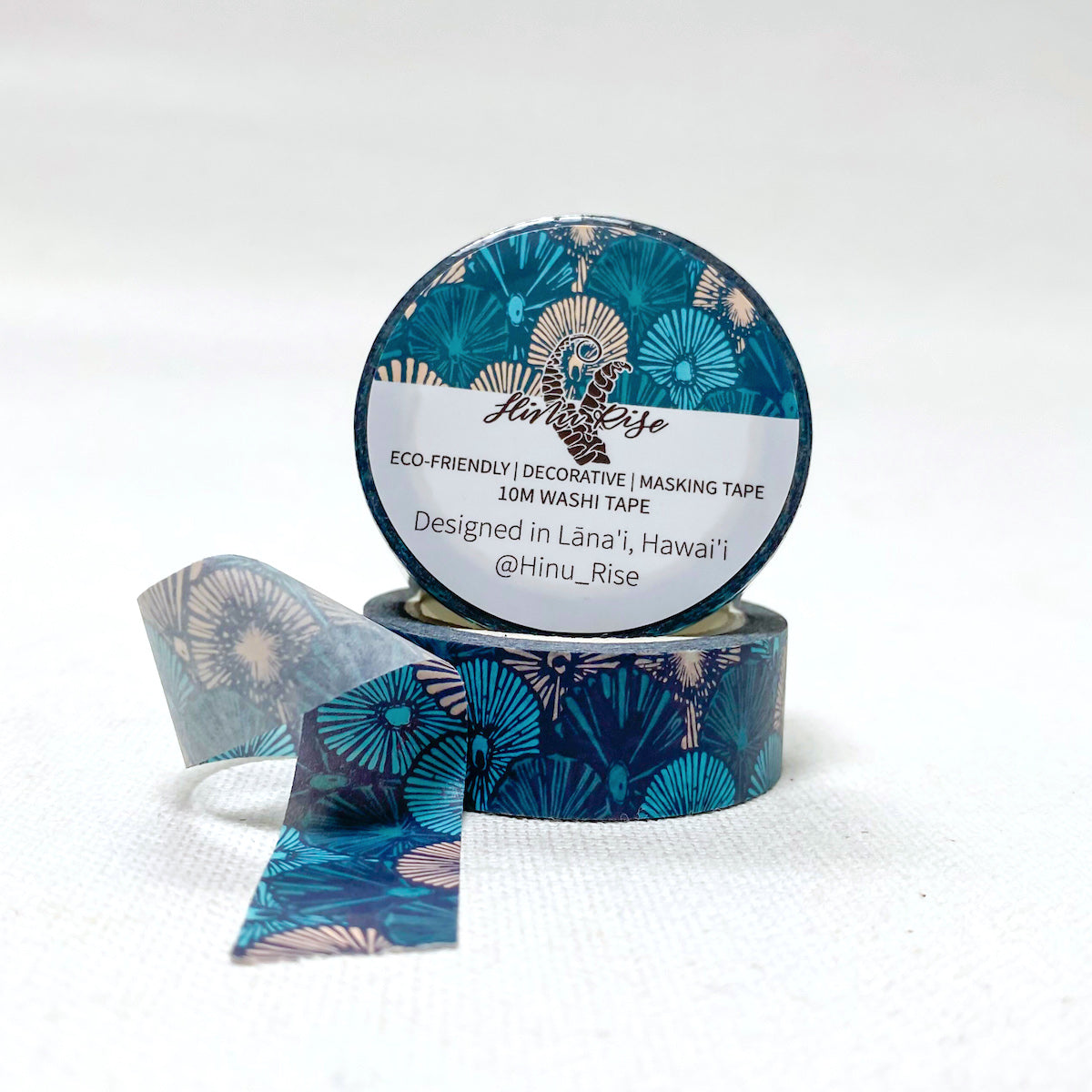 15mm x 10m Washi Tape - Ocean Opihi