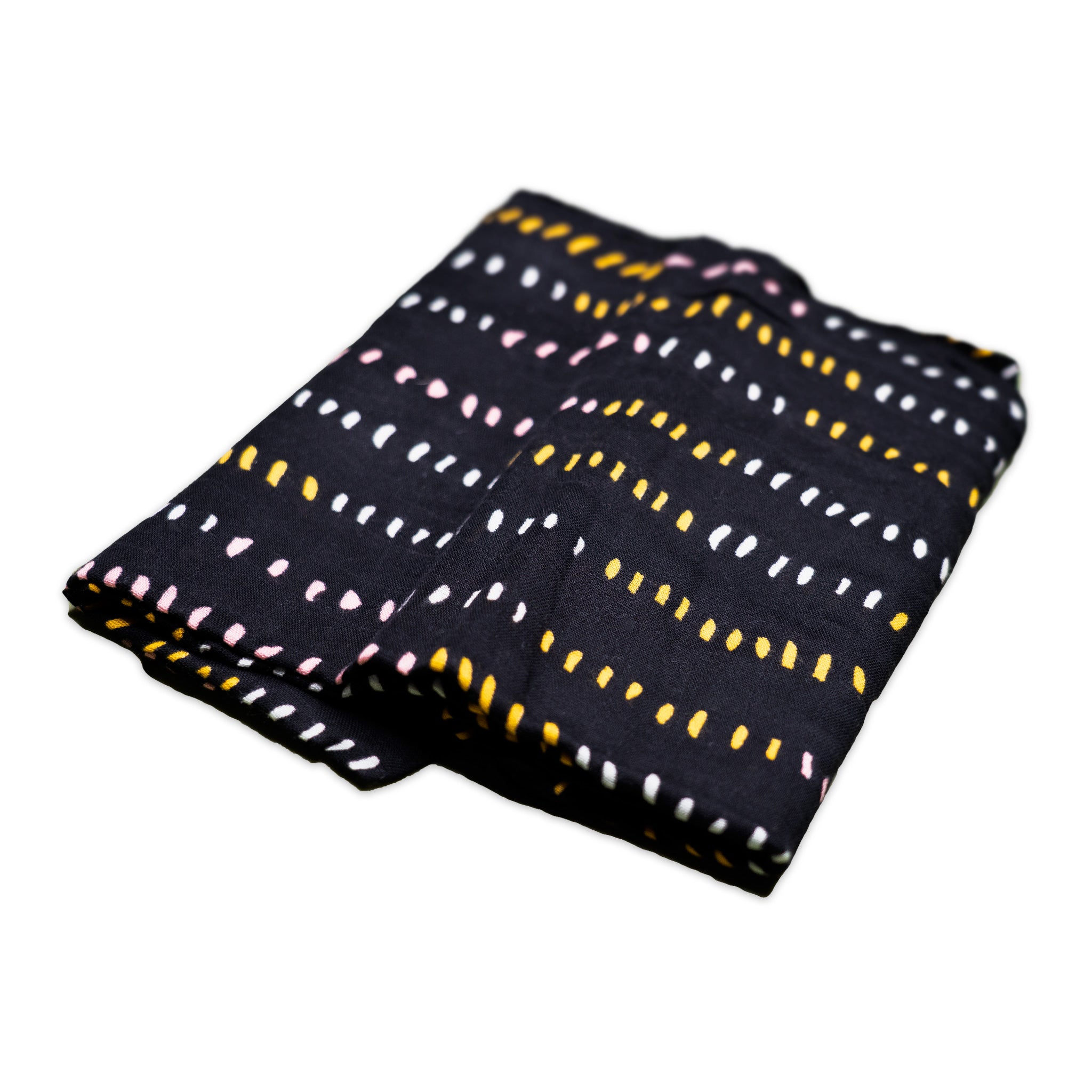 Bamboo Muslin 47" Kapa Print Signature Swaddle Blanket
