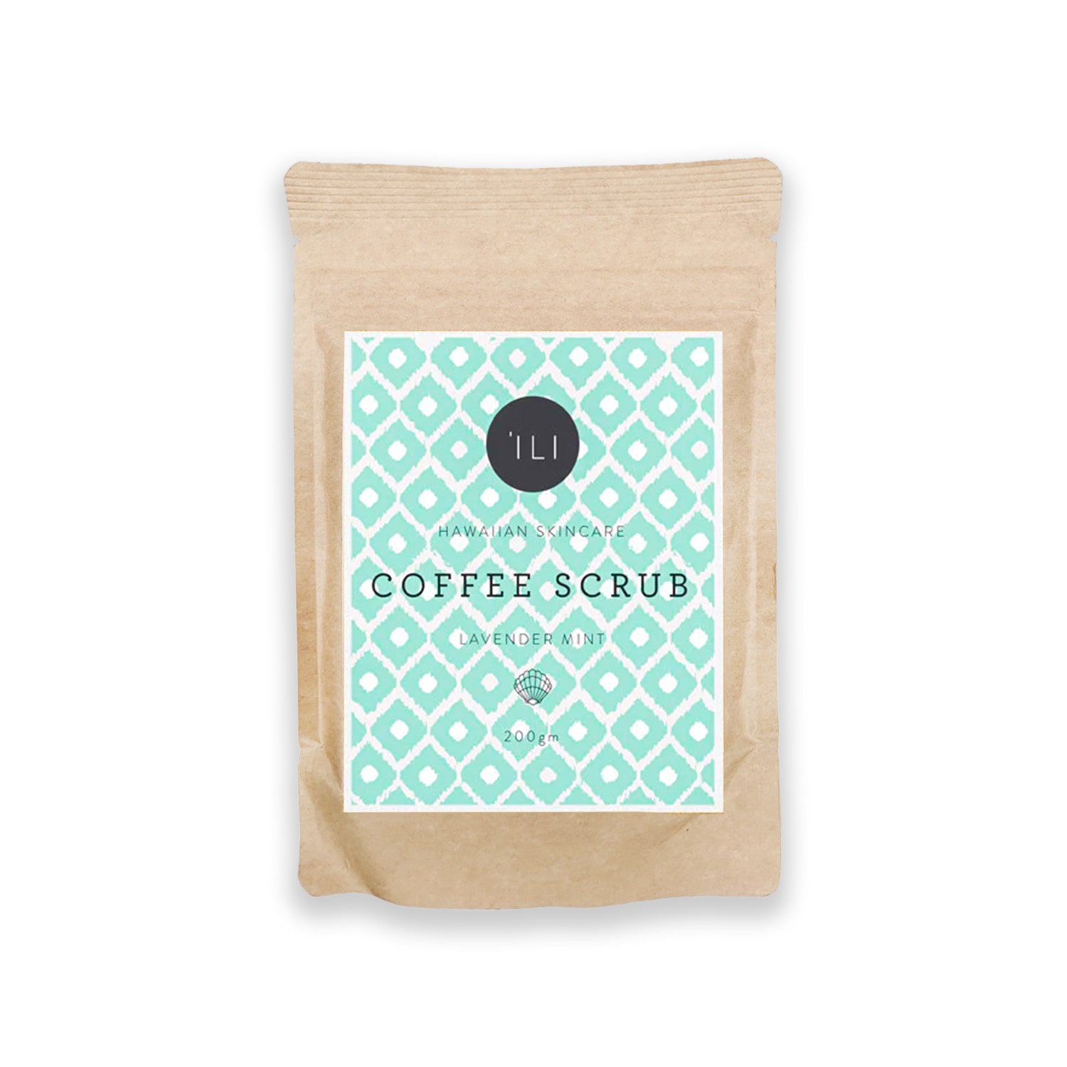 Hawaiian Skincare Coffee Scrub - Lavender + Mint 3.5