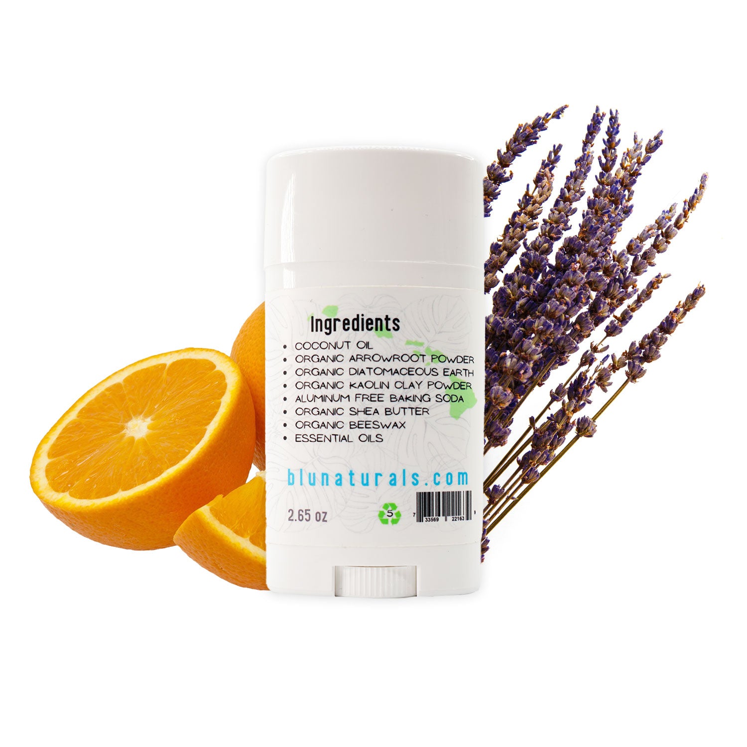 All Natural Patchouli Orange Lavender Deodorant 2.65 oz