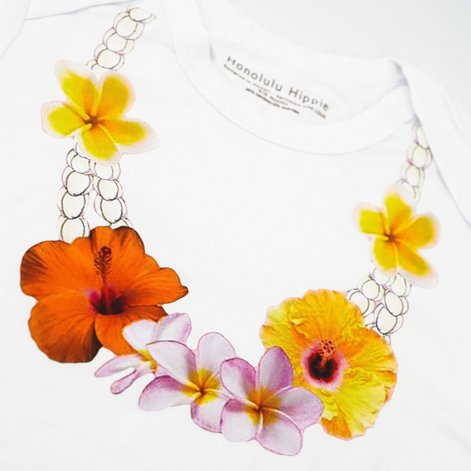 Colorful Lei Bamboo Cotton Toddler T-Shirt