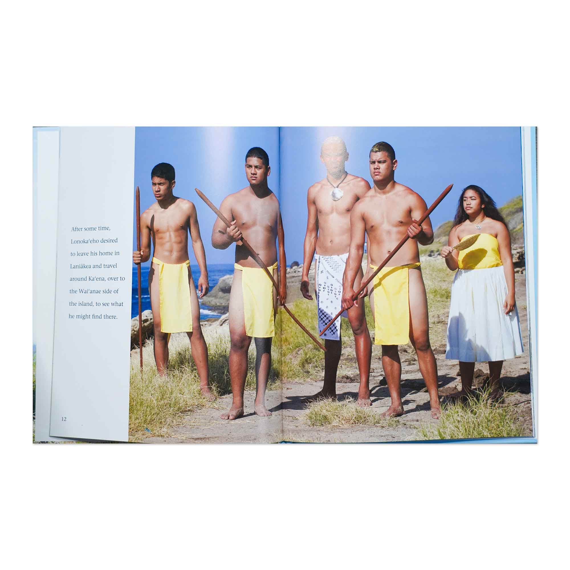 ʻŌlelo Hawaiʻi Hardcover Picture Book - Lonokaʻeho and the Stones of Tahiti