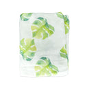Bamboo Organic Cotton Monstera 47" Swaddling Blanket