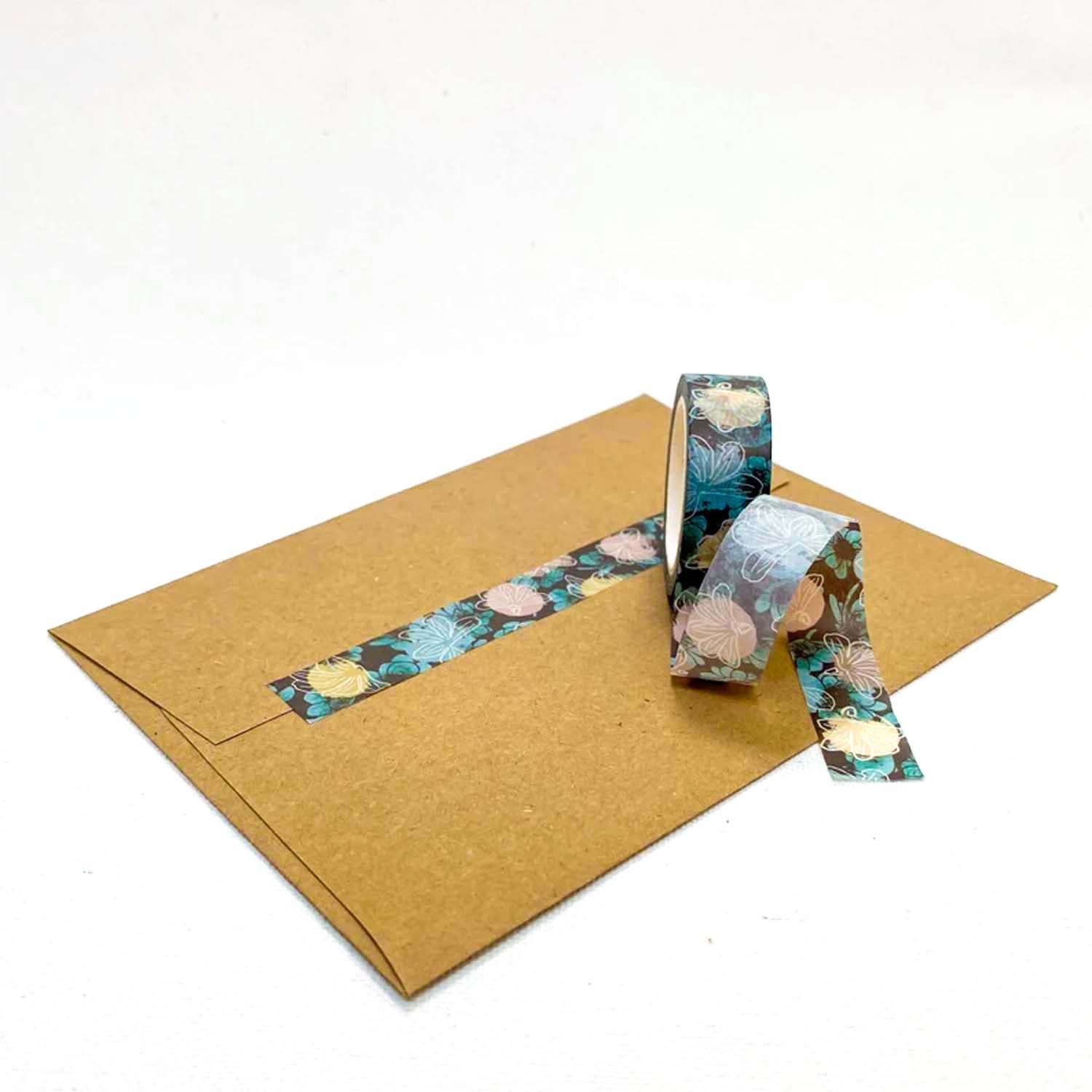 15mm x 10m Washi Tape - Colorful Naupaka Flower