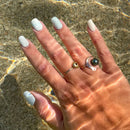 Long-Lasting Gel Nail Strips - ʻĀina Inspired Throw Net Design