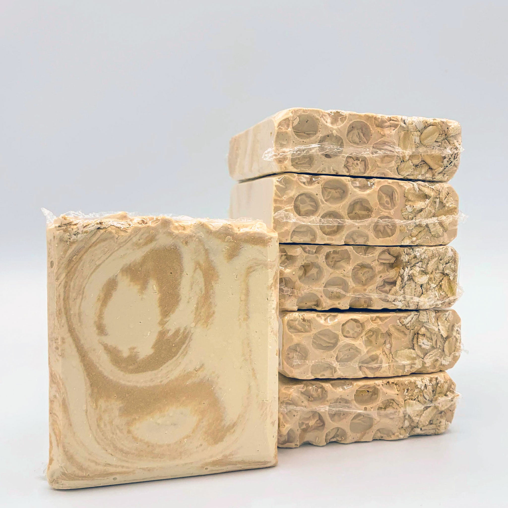 Oatmeal Milk Honey Scent Hand-Cut Soap Bar 4oz