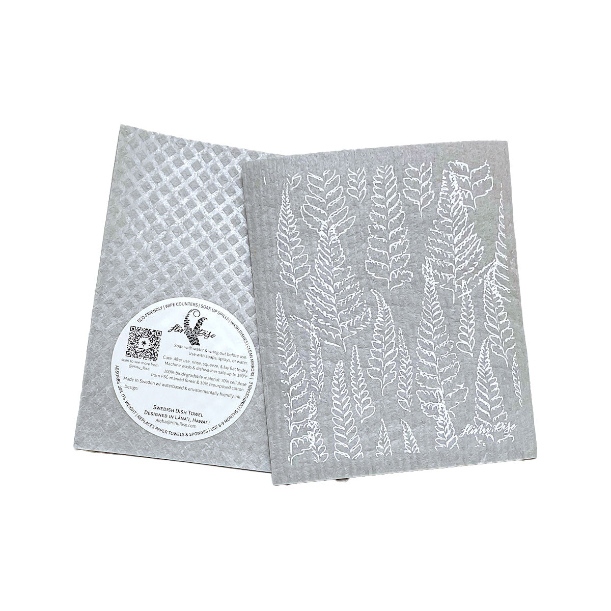 Swedish Eco-Friendly Dishcloth - Palapalai Gray