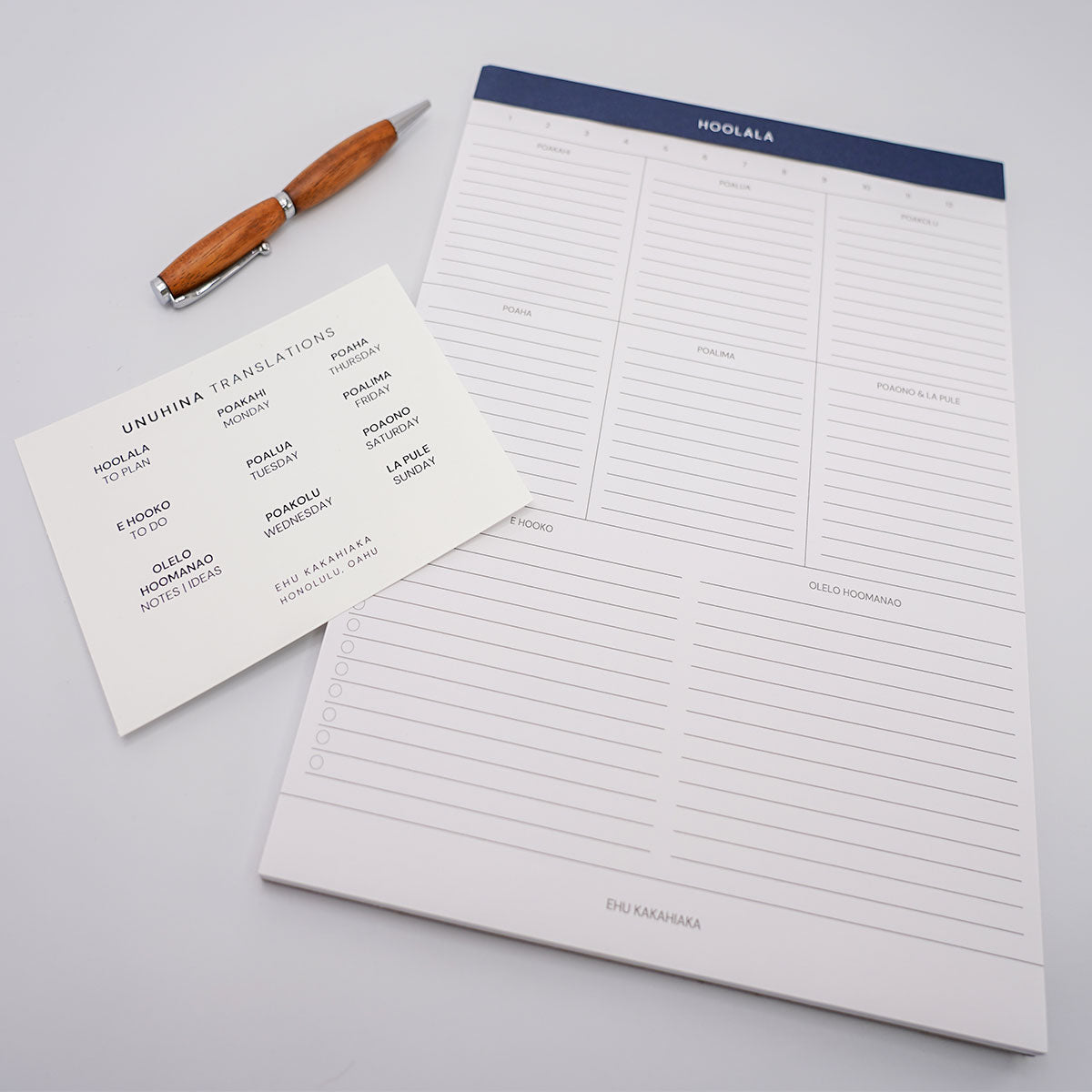 Hoolala Legal Pad - Hawaiian Language Planner
