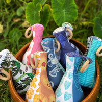 Handmade Patchwork Poi Pounder Baby Teething Toy - Kalo & Tribal