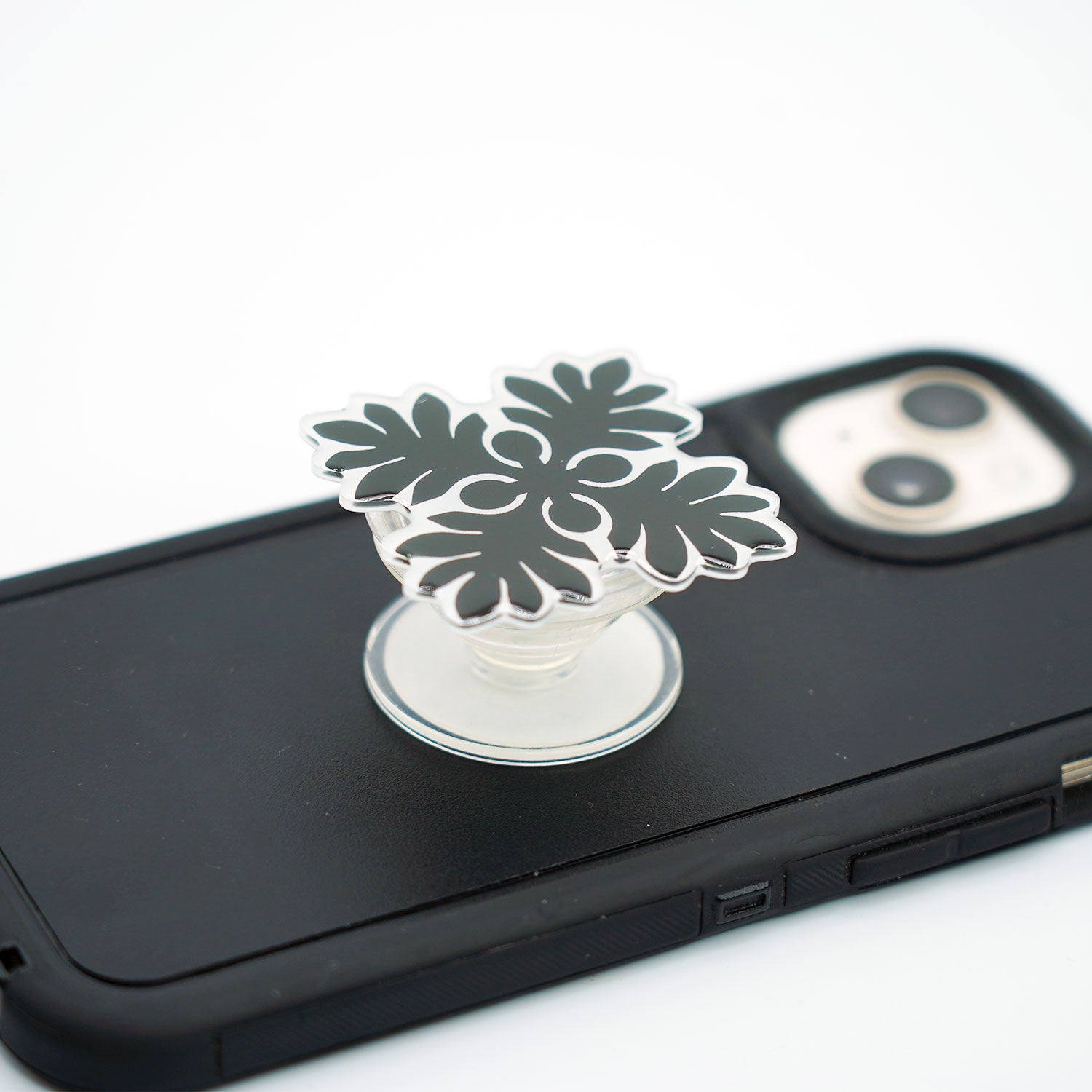 Collapsible Phone Grip - Hawaiian Quilt