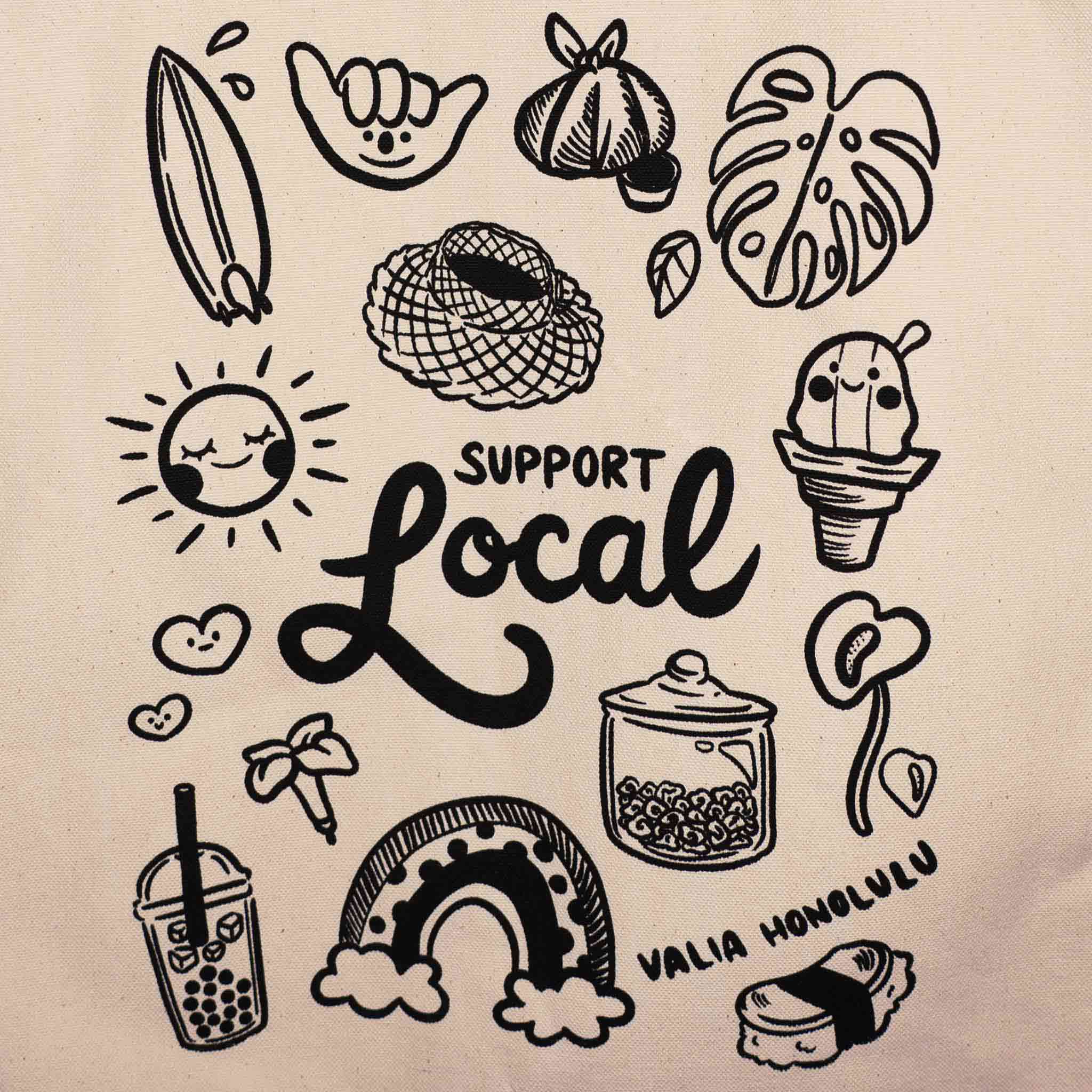 Support Local Canvas Tote